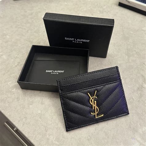 replica ysl card holder wallet|YSL card holder counterfeit.